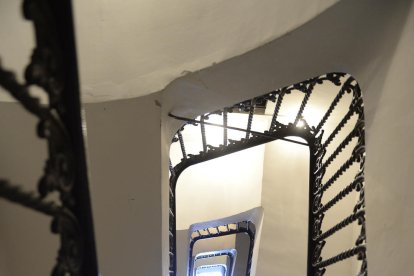 estació de ferrocarril. Vista de la Seu Vella des de la terrassa, on no es pot accedir habitualment.