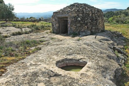 arneres. Construccions poc profundes, encarades a l’est per protegir-les del vent, per posar-hi els ruscs d’abelles.