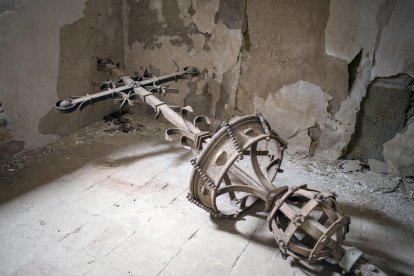 vegetació. La natura ha envaït les estances nobles.