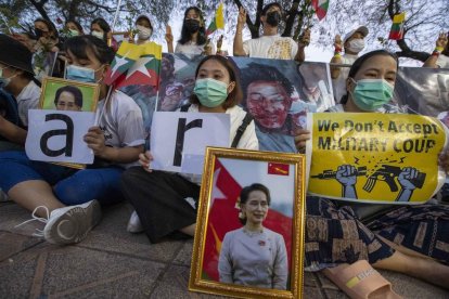 FAMILIA. Aung San Suu Kyra pertany a una influent familia de Myanmar