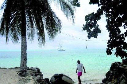 el vaixell. El ‘Lluiton’ ha estat un dels herois de la volta al món, ja que va haver de sortejar grans onatges durant la travessa.