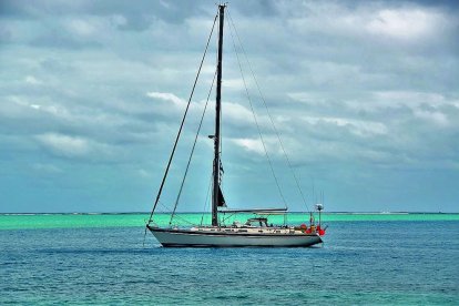 el vaixell. El ‘Lluiton’ ha estat un dels herois de la volta al món, ja que va haver de sortejar grans onatges durant la travessa.