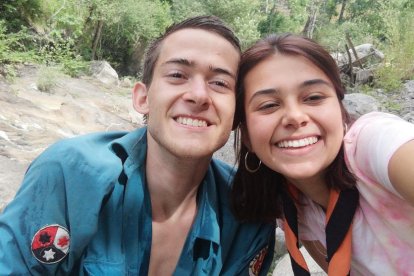 El Sergi Cazcarro i l'Anna Montalà, dos dels monitors de
l'Agrupament Garbí amb molta experiència i enamorats de la feina que fan.