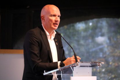 Esquiadors ahir a Baqueira Beret, l’única estació oberta.