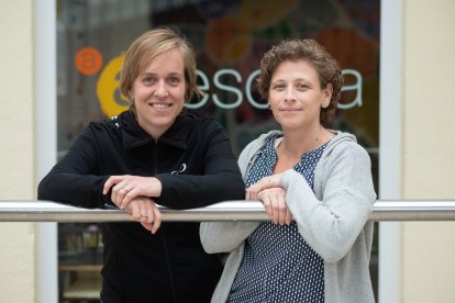 escoles especials. Roser Royes i Eva Serentill, referent CEEPCIR i directora de l’Escola Alba de Tàrrega