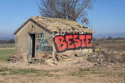 Mig centenar de grafitis per tota la Segarra indignen els veïns