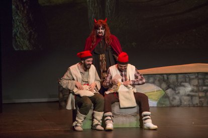 El malvat dimoni temptant Borrego i Carquinyoli