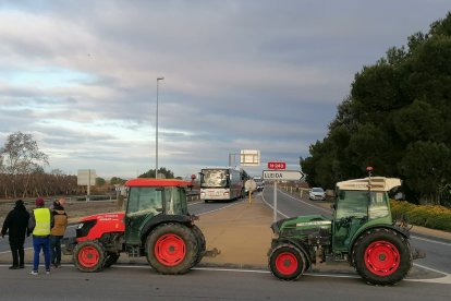 Tall a l'N-240 a Torregrossa