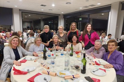 Algunes de les participants en el berenar d'Agramunt.
