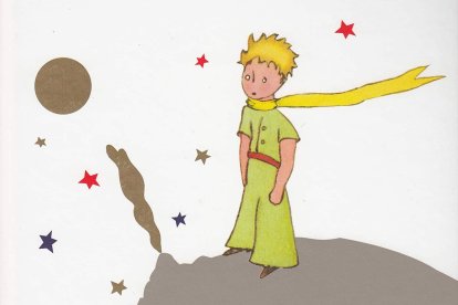 La il·lustració de la portada de l'edició de Salamandra d''El Petit Príncep'
