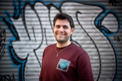 Xavier Garcia. Als vint-i-cinc anys va fer el Camí de Sant Jaume i en tornar va decidir tornar a connectar amb l’Església catòlica.