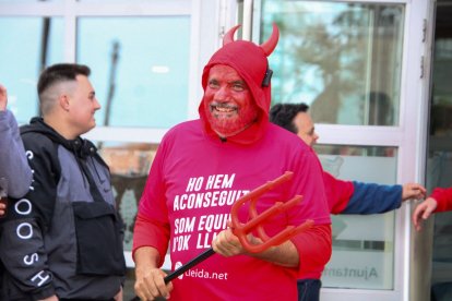 Celebració de l’ascens a l’OK Lliga d’hoquei de l’Alpicat