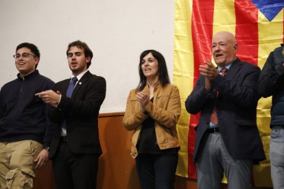 Sílvia Orriols congrega a unas 200 personas en Lleida