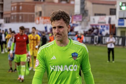 Iñaki Álvarez, amb rostre contrariat després de la derrota.- JORDI ECHEVARRIA