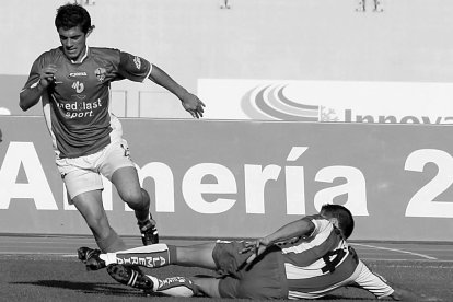 Davant de l’Almeria va aconseguir el seu primer gol amb la samarreta blava.