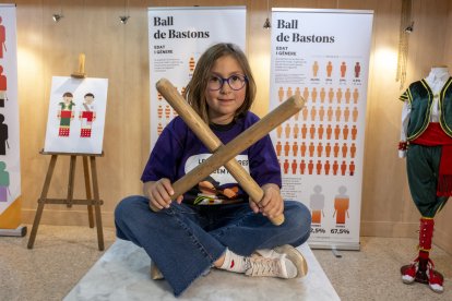 La Marta. El primer cop que va veure els bastoners ho va tenir clar: ella seria bastonera.