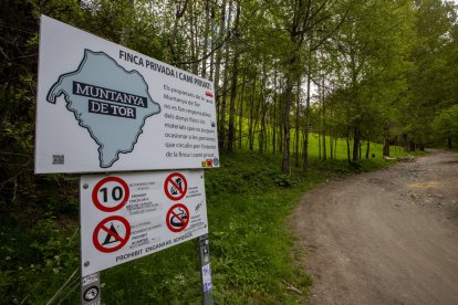 Un grup de joves va elegir Tor per iniciar el comiat de soltera d’una d’elles. - GERARD HOYAS