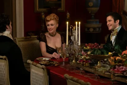 Lucas Aurelio como Paul Suárez, Hannah New como Lady Tilley y Arnold Luke Thompson como Benedict.