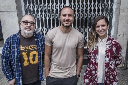 Juan Lozano, Xavi Menós y Lily Brick, el último jurado de cortos.