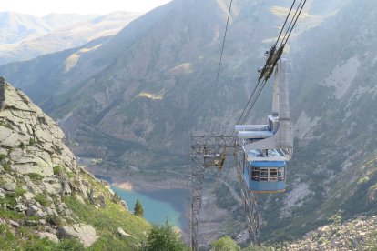Fotografía actual del teleférico.