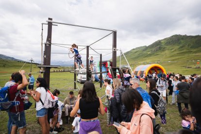 El Trail Festival Baqueira-Beret va reunir milers de persones durant el matí d’ahir. - VAL D’ARAN BY UTMB