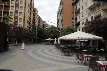 El interior de la vieja plaza. 