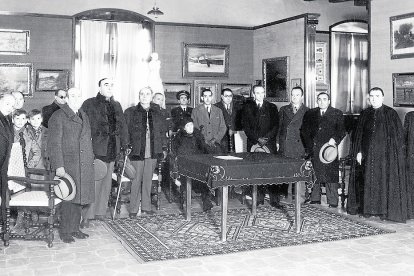 1934, IEI. El Museu Morera va entrar i sortir diverses vegades de la seu del que ara coneixem com a Institut d’Estudis Ilerdencs, l’antic Hospital de Santa Maria.