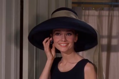 Audrey Hepburn en 'Desayuno con Diamantes'.