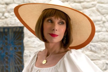 La actriz Christine Baransky que interpreta el personaje de Tanya, una de las mejores amigas de Donna.