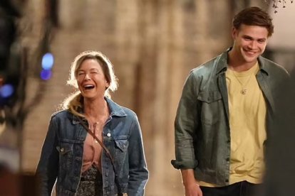 Bridget jones y Leo Woodwall
