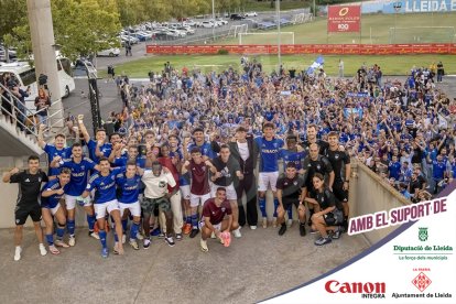 Imatges del partit entre el Lleida CF i la UE Cornellà