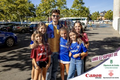 Imatges del partit entre el Lleida CF i la UE Cornellà