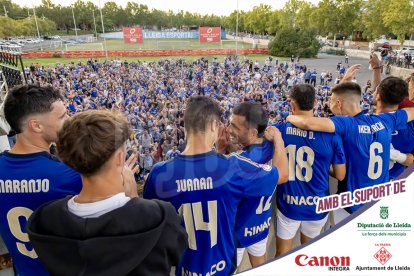 Imatges del partit entre el Lleida CF i la UE Cornellà