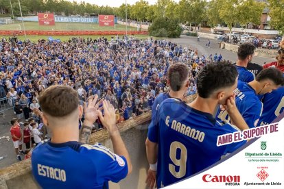 Imatges del partit entre el Lleida CF i la UE Cornellà