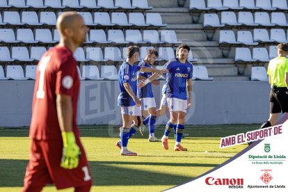 Imatges del partit entre el Lleida CF i la UE Cornellà