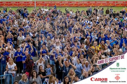 Imatges del partit entre el Lleida CF i la UE Cornellà