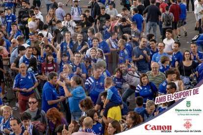 Imatges del partit entre el Lleida CF i la UE Cornellà
