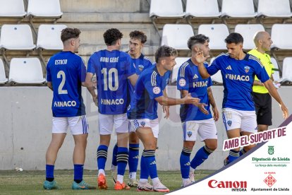 Imatges del partit entre el Lleida CF i la UE Cornellà
