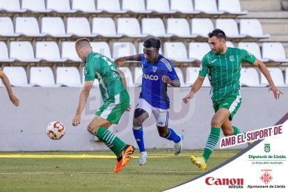 Imatges del partit entre el Lleida CF i la UE Cornellà