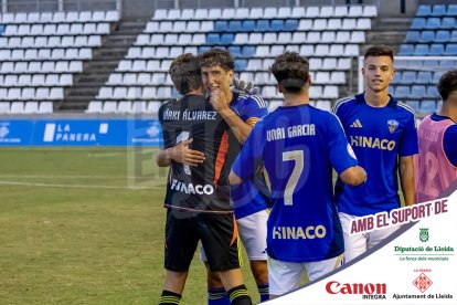 Imatges del partit entre el Lleida CF i la UE Cornellà