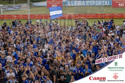 Imatges del partit entre el Lleida CF i la UE Cornellà