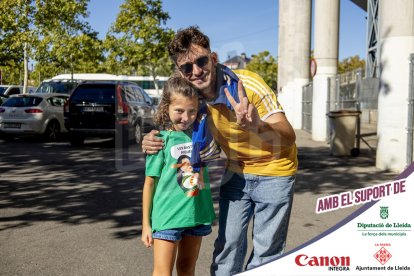 Imatges del partit entre el Lleida CF i la UE Cornellà
