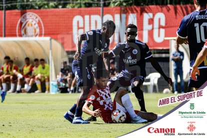 Imatges del partit entre el Girona B i l'Atlètic Lleida