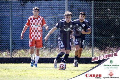 Imatges del partit entre el Girona B i l'Atlètic Lleida