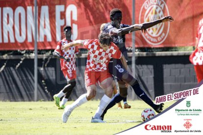Imatges del partit entre el Girona B i l'Atlètic Lleida