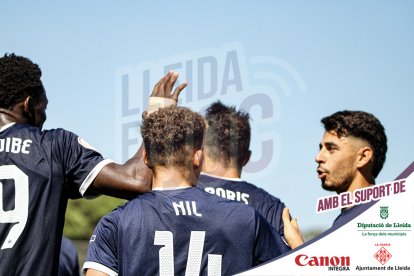 Imatges del partit entre el Girona B i l'Atlètic Lleida