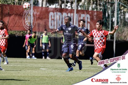 Imatges del partit entre el Girona B i l'Atlètic Lleida