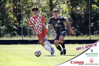 Imatges del partit entre el Girona B i l'Atlètic Lleida