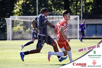 Imatges del partit entre el Girona B i l'Atlètic Lleida