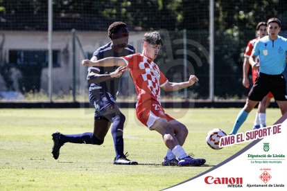 Imatges del partit entre el Girona B i l'Atlètic Lleida